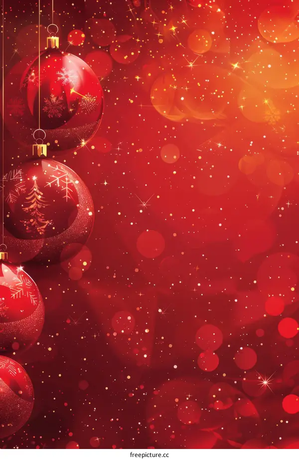 Traditional Red Christmas Tree Ornament