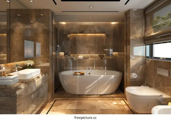 Modern Bathroom Interior Design: Luxury & Minimalism
