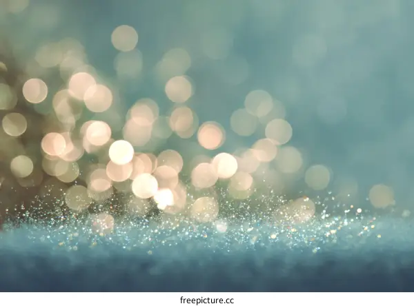 Abstract Bokeh Background with Glittering Effect