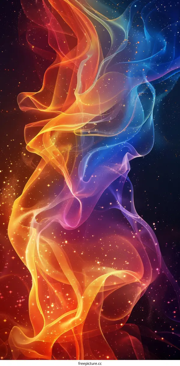 Mesmerizing Nebula Swirls in Enchanting Colors