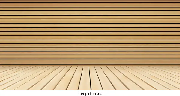 Light Wood Wall and Floor Background