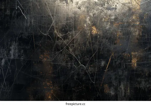 Black and gold grunge texture background