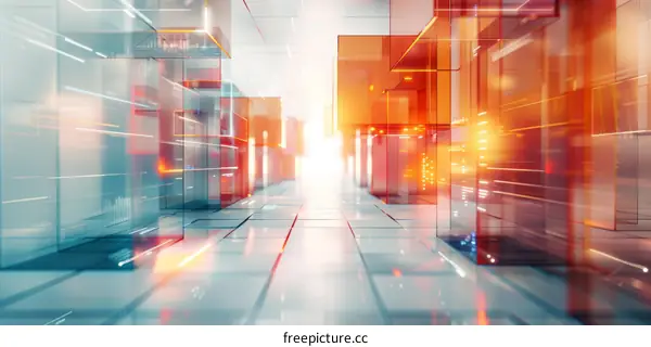 Abstract Futuristic Technology