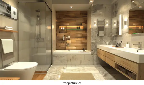 Modern Stylish Bathroom Interior Design