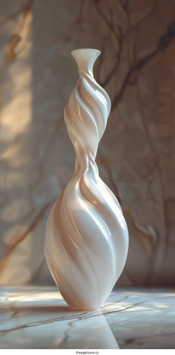 Elegant Abstract Ceramic Vase Design