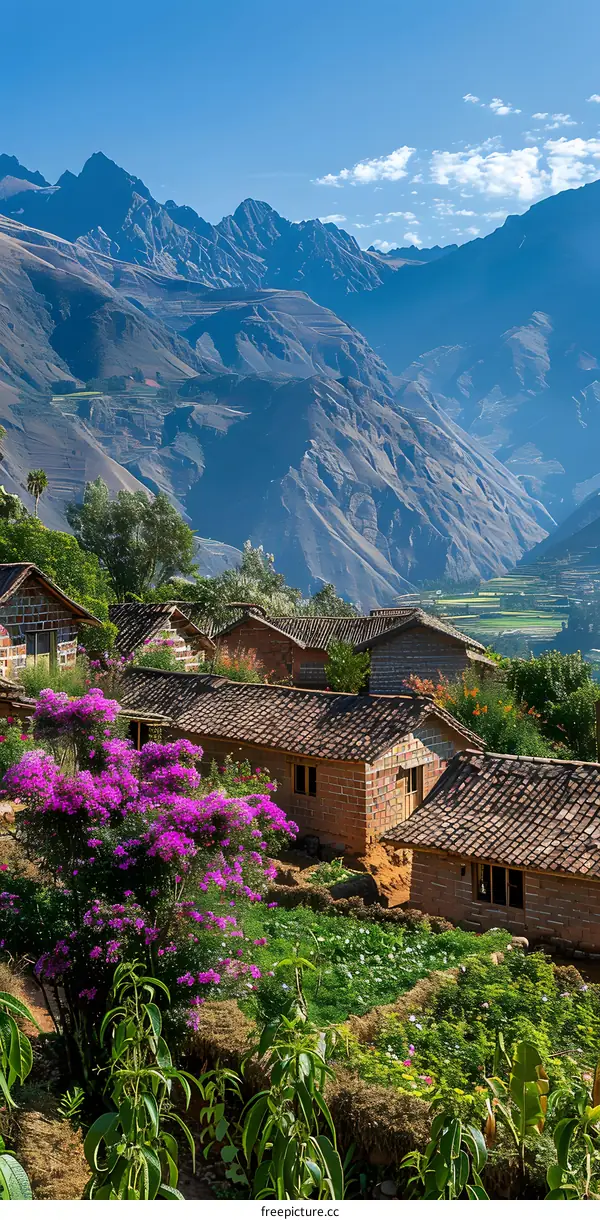 houses in the mountains