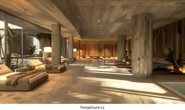 Modern Luxurious Spa Interior Design