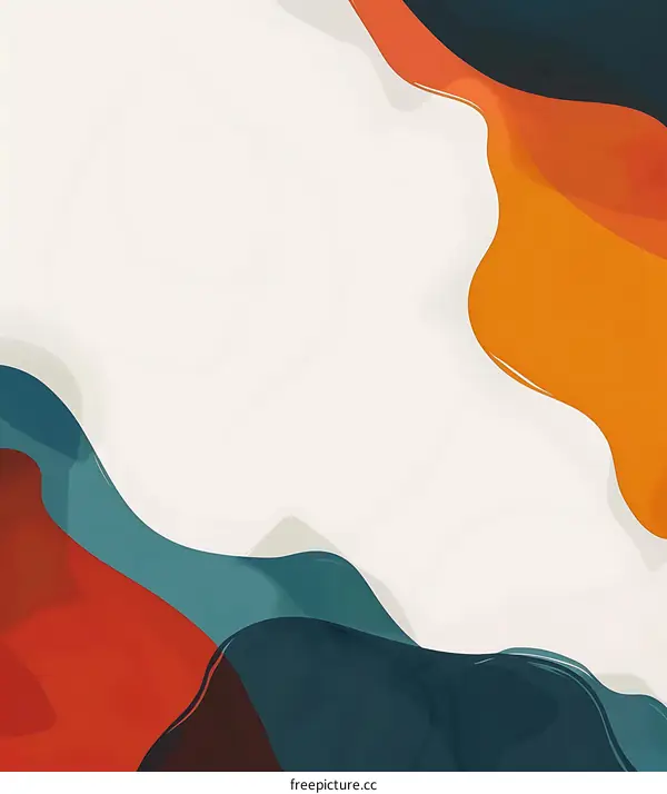 Abstract Background with Colorful Shapes