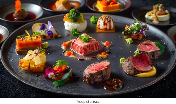 A plate of delicious food