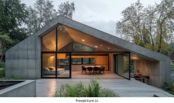 Modern Concrete House Exterior Design