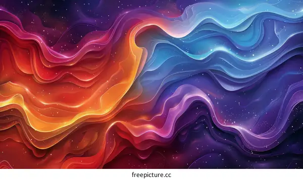 Colorful Space Nebula