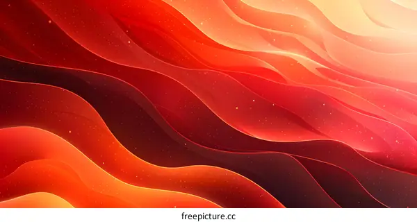 Red Wavy Background