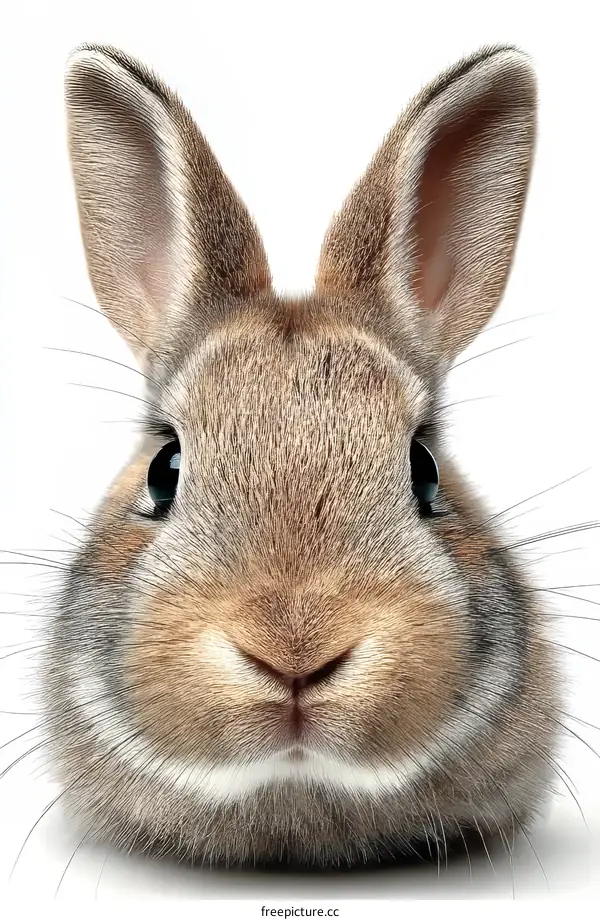 Close-up Portrait of a Rabbit