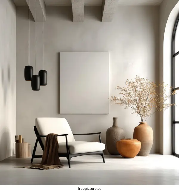 Modern Minimalist Living Room Interior Design