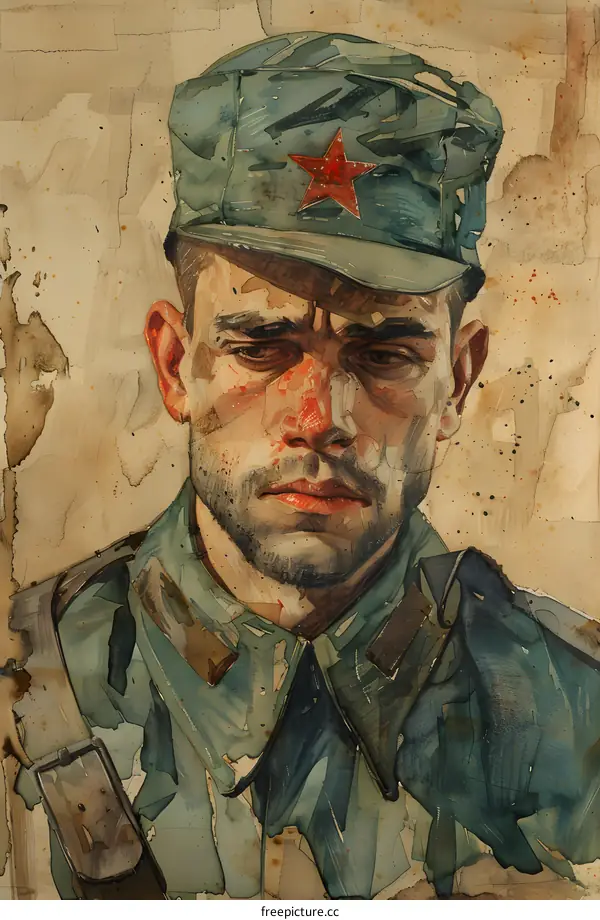 Portrait of a Young Soldier