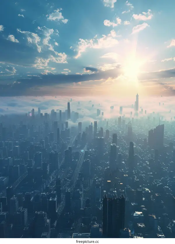 Modern Metropolis Skyscrapers