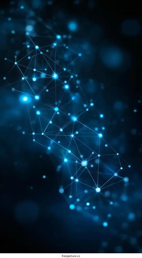 Abstract Network Technology Background Illustration