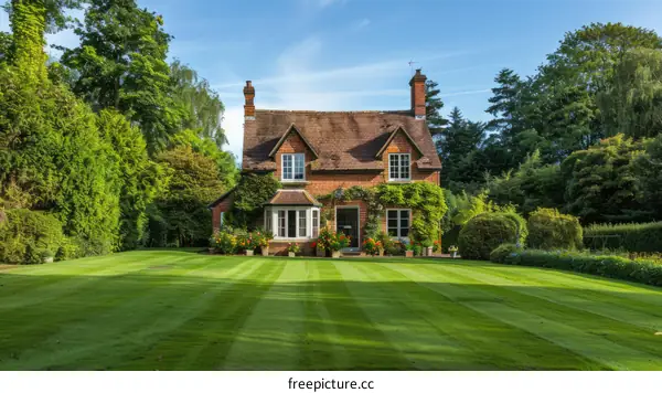 A Quaint English Cottage Nestled in the Countryside