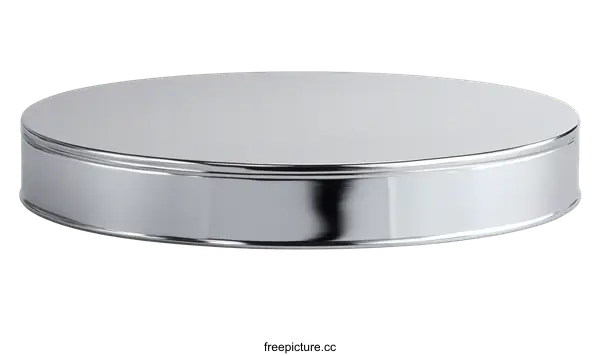 [Transparent Background PNG]Round Chrome Display Platform