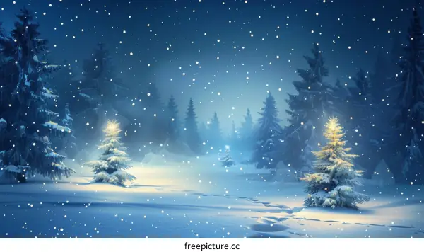 Winter Forest Solitude