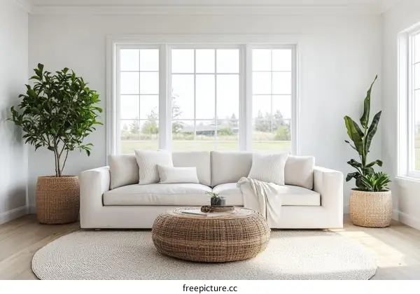 Modern Minimalist Living Room Interior Design