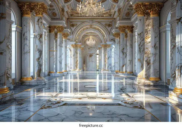 Ornate Marble Ballroom