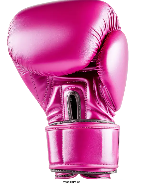 [Transparent Background PNG]Close-up of a Pink Boxing Glove