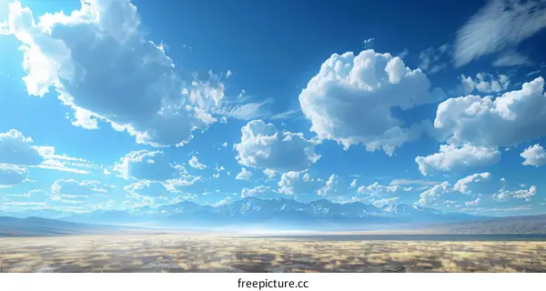 Vast Prairie under the Expansive Sky