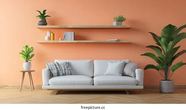 Modern Minimalist Living Room Interior Design