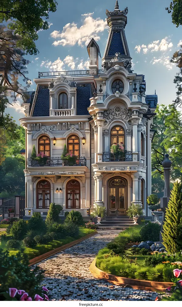 European-style retro building