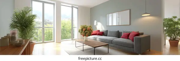 Modern Apartment Living Room Interior Design