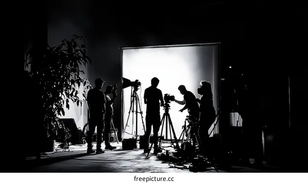 Film Set Photography  Silhouette Studio Production