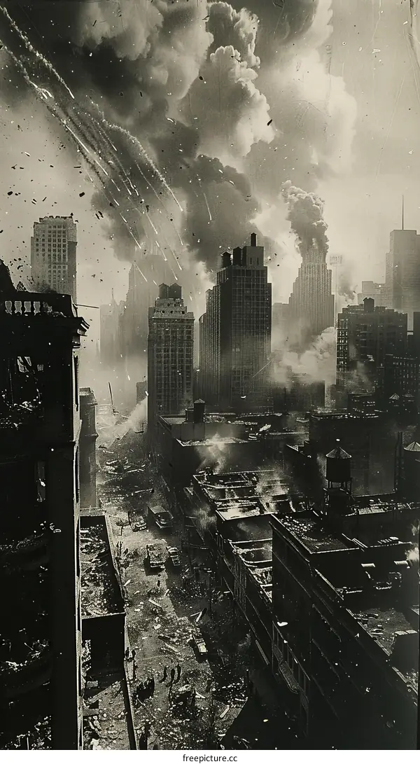 The ruins of Warsaw after the Warsaw Uprising of 1944