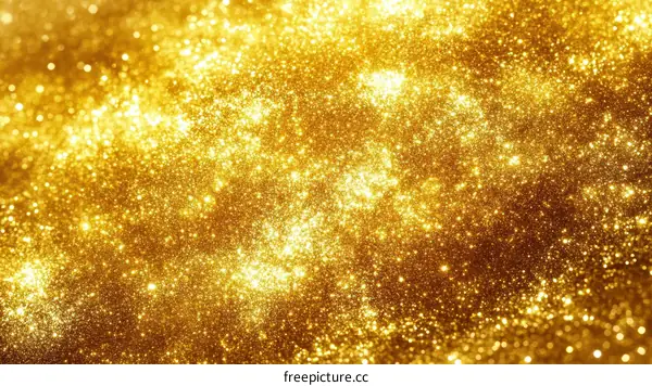 Golden Glitter Background Texture