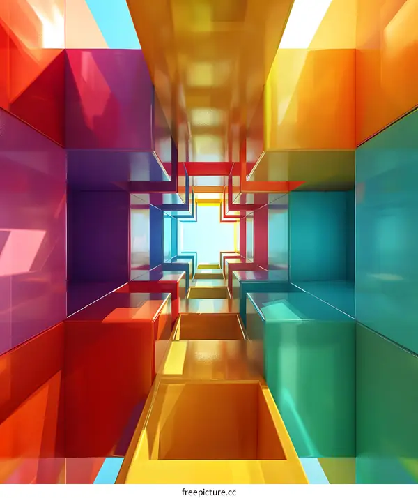 Colorful Abstract Structure