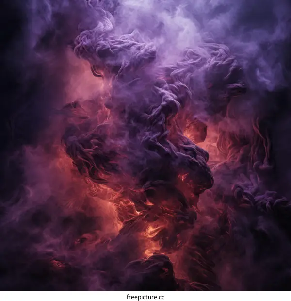 Abstract Colorful Smoke Background
