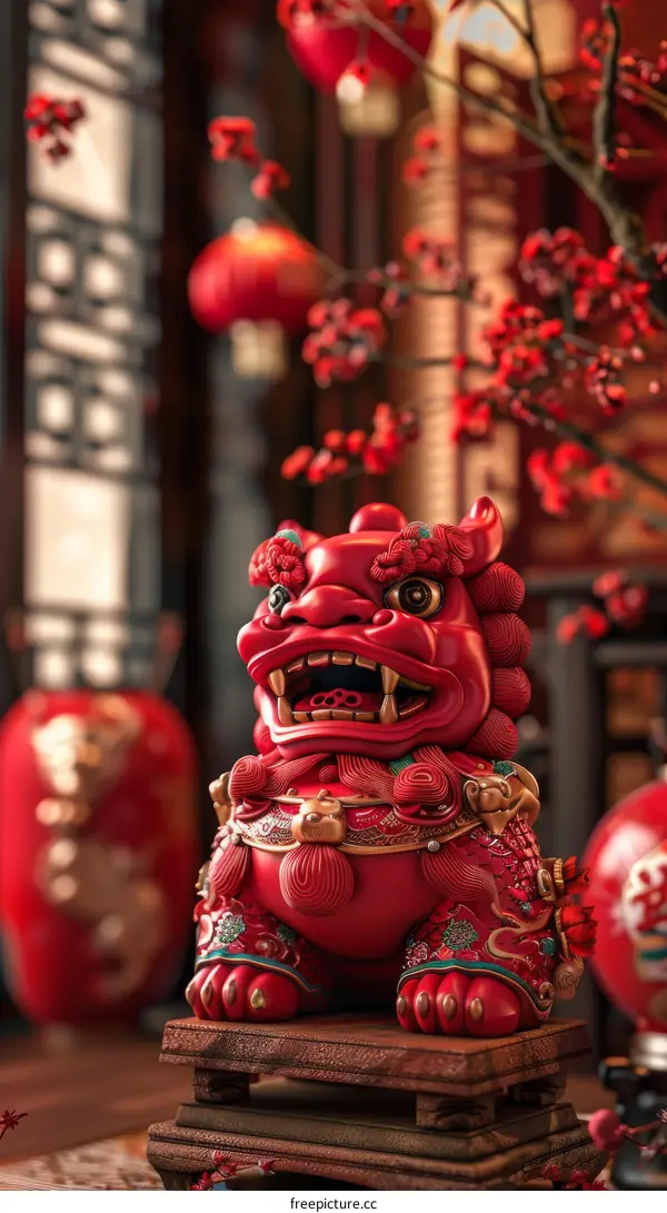 Lion Dance Celebrates the Start of Lunar New Year