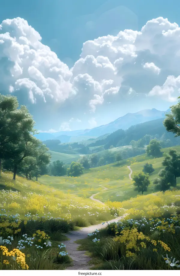 Countryside in spring