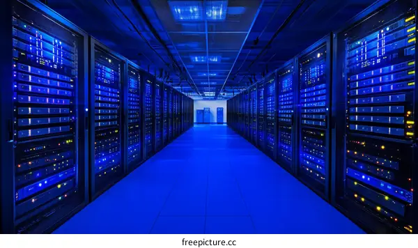 Modern Data Center Interior Design