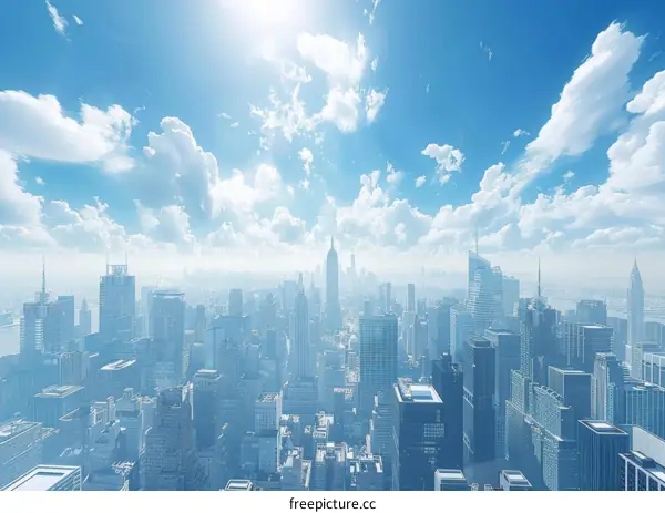 New York City Skyline with Empire State Building