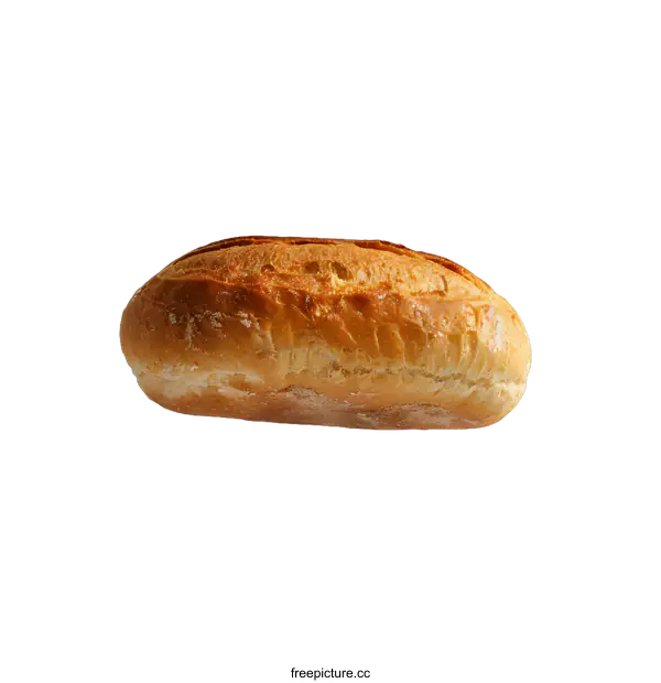 [Transparent Background PNG]Freshly Baked Loaf of Bread Floating in the Air