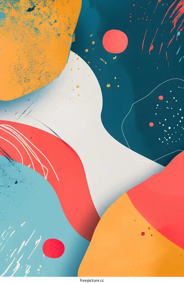 Abstract Colorful Shapes Background