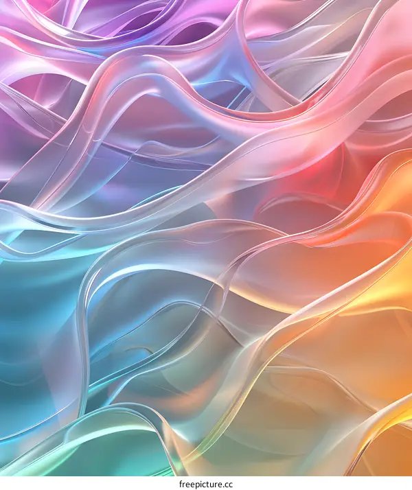 Colorful abstract waves background