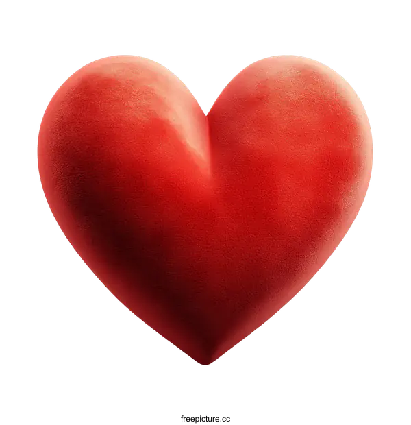 [Transparent Background PNG]Red Heart Shape Illustration