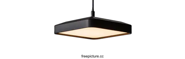 [Transparent Background PNG]Modern Square Pendant Light Fixture