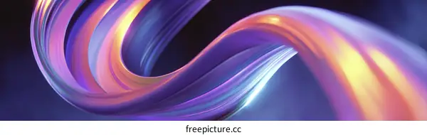 Abstract Flowing Colors Design