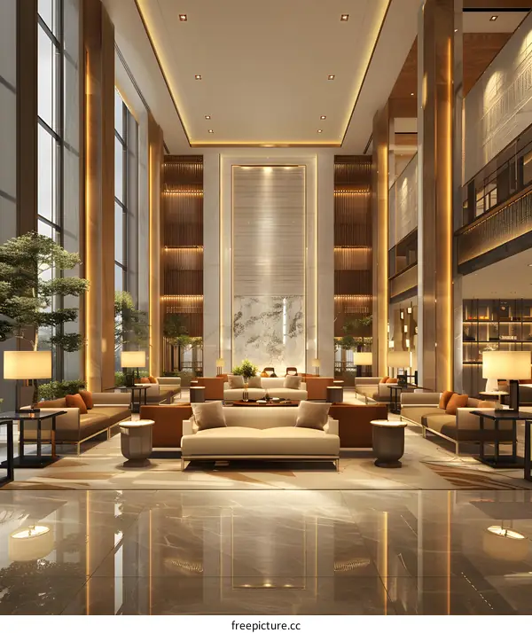 Hotel Lobby Interior Design