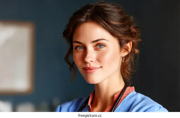 Confident Female Healthcare Professional Portrait