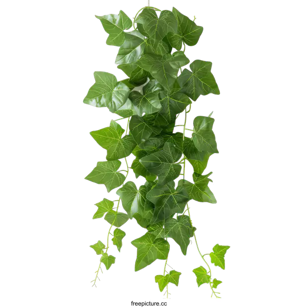 [Transparent Background PNG]Green ivy leaves hanging plant
