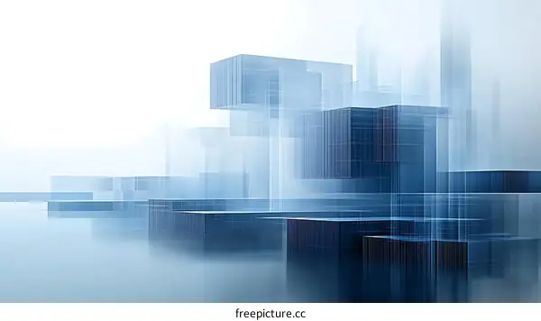 Abstract Futuristic Cityscape Design